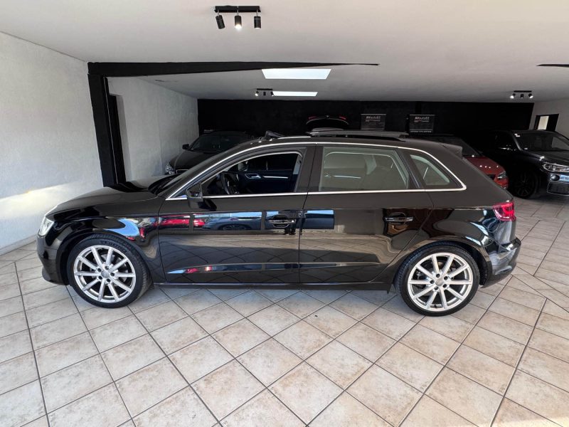 AUDI A3 SPORTBACK 1.4 TFSI 150 S TRONIC AMBITION LUXE – TOIT PANO – 2016  - CT vierge 