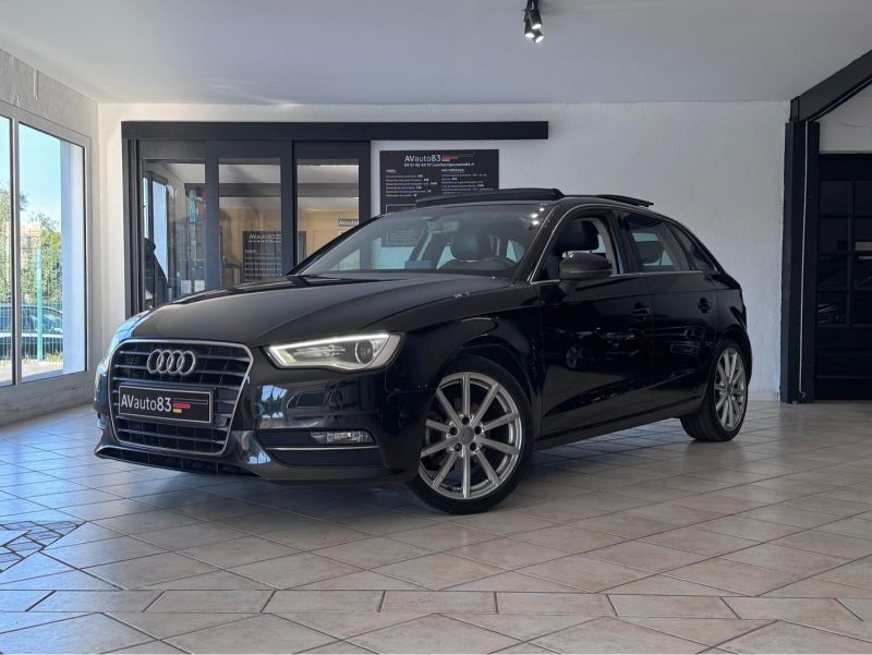 AUDI A3 SPORTBACK 1.4 TFSI 150 S TRONIC AMBITION LUXE – TOIT PANO – 2016  - CT vierge 