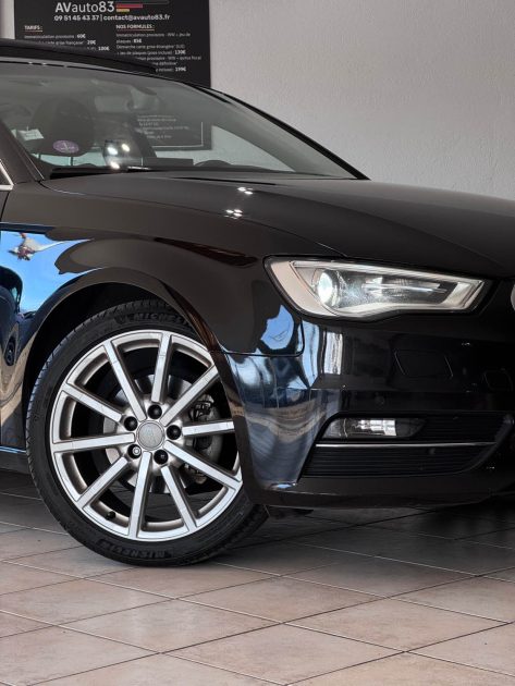 AUDI A3 SPORTBACK 1.4 TFSI 150 S TRONIC AMBITION LUXE – TOIT PANO – 2016  - CT vierge 