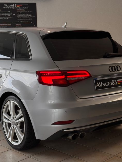 AUDI A3 SPORTBACK S-LINE 1.4 TFSI 150 CH – Entretien Complet AUDI - Garantie 1an - Virtual Cockpit